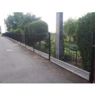 Kerítéspanel 3D antracit RAL7016 123x250cm