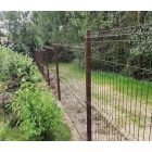 KERÍTÉSPANEL 3D 103x250CM BARNA RAL8017 