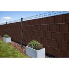 KERÍTÉSPANEL 3D 103x250CM BARNA RAL8017 