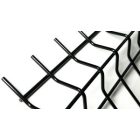 Kerítéspanel 3D fekete RAL9005 153x250cm