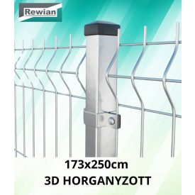Kerítéspanel 3D horganyzott 173x250cm