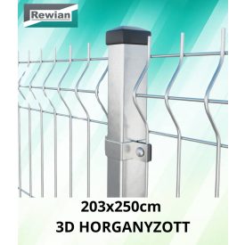 Kerítéspanel 3D horganyzott 203x250cm