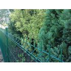 Kerítéspanel 3D zöld RAL6005 123x250cm