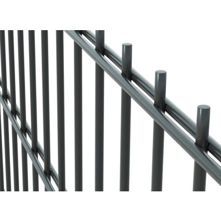 Kerítéspanel 6/5/6 2D antracit RAL7016 143x250cm