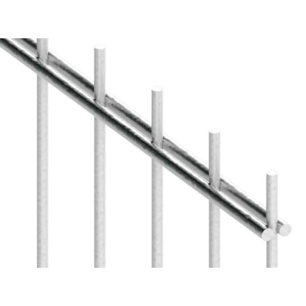Kerítéspanel 6/5/6 2D horganyzott 163x250cm