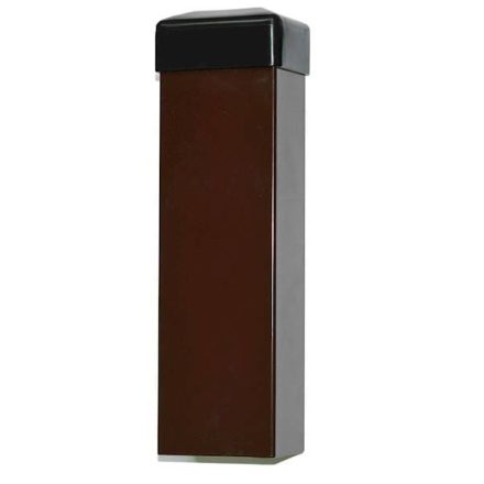 60X40MM ZÁRTSZELVÉNY OSZLOP BARNA RAL8017 300CM
