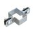 RÖGZÍTŐ 60X40MM FOLYTONOS BILINCS HORGANYZOTT