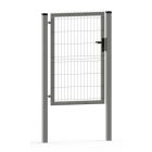 Kiskapu szett 3D paneles RAL9006 szürke 153x100cm