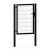 Kiskapu szett 6/5/6 2D paneles RAL9005 fekete 103x100cm