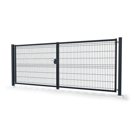 Nagykapu szett 3D paneles RAL7016 antracit 123x300cm