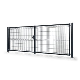 Nagykapu szett 3D paneles RAL7016 antracit 203x300cm