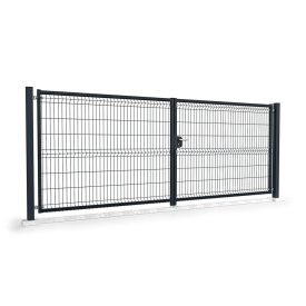 Nagykapu szett 3D paneles RAL7016 antracit 173x400cm