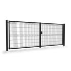 Nagykapu szett 3D paneles RAL9005 fekete 173x400cm