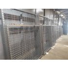Nagykapu szett 3D paneles RAL9006 szürke 153x400cm