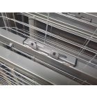 Nagykapu szett 3D paneles RAL9006 szürke 153x400cm