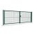 Nagykapu szett 3D paneles RAL6005 zöld 173x400cm