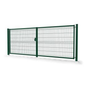 Nagykapu szett 3D paneles RAL6005 zöld 103x500cm