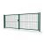 Nagykapu szett 3D paneles RAL6005 zöld 153x500cm