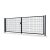 Nagykapu szett 6/5/6 2D paneles RAL7016 antracit 163x300cm