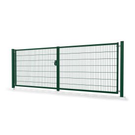   Nagykapu szett 6/5/6 2D paneles RAL6005 zöld különböző méretben