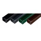 U-Profil 25x5cm RAL6005 zöld