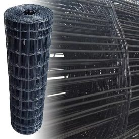   PONTHEGESZTETT HÁLÓ 120CM ANTRACIT 100X50MM KERÍTÉS 2,5MM