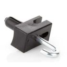 KAMPÓS KLIPSZ FEKETE FESZÍTŐ HUZAL RÖGZÍTÉSÉHEZ