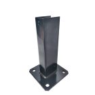 FEKETE 60X40MM OSZLOPTARTÓ TALP