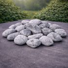 DÍSZKŐ DÍSZKAVICS EZÜST SZÜRKE 6-10CM