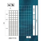 VADHÁLÓ 200/17/15- 1,6/2,0MM CSAVART KÖTÉSŰ HORGANYZOTT NORMÁL